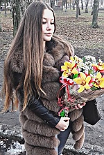 Ukrainian mail order bride Olha from Kremenhcug with black hair and grey eye color - image 5