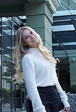 Ukrainian mail order bride Liudmyla from Kiev with blonde hair and blue eye color - image 5