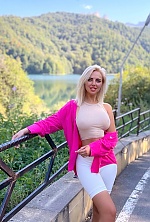 Ukrainian mail order bride Anna from Kiev with blonde hair and blue eye color - image 2