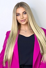 Ukrainian mail order bride Vladislava from Kiev with blonde hair and blue eye color - image 5