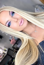 Ukrainian mail order bride Vladislava from Kiev with blonde hair and blue eye color - image 4