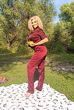 Ukrainian mail order bride Marina from Vienna with blonde hair and blue eye color - image 8