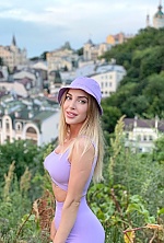 Ukrainian mail order bride Emilia from Kyiv with blonde hair and blue eye color - image 4