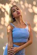 Ukrainian mail order bride Evgenia from Kiev with blonde hair and blue eye color - image 4