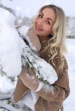 Ukrainian mail order bride Evgenia from Kiev with blonde hair and blue eye color - image 9