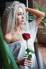 Ukrainian mail order bride Evgenia from Kiev with blonde hair and blue eye color - image 2