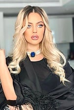 Ukrainian mail order bride Viktoriia from Kiev with blonde hair and blue eye color - image 7