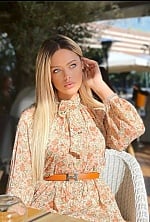 Ukrainian mail order bride Viktoriia from Kiev with blonde hair and blue eye color - image 8