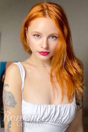 Ukrainian mail order bride Liudmyla from Vinnytsia with red hair and brown eye color - image 1