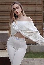 Ukrainian mail order bride Alondra from Berlin with blonde hair and blue eye color - image 8