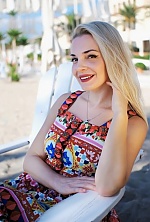 Ukrainian mail order bride Marina from Ivano-Frankivsk with blonde hair and green eye color - image 4