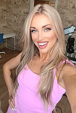Ukrainian mail order bride Elena from Kiev with blonde hair and grey eye color - image 4
