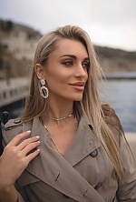Ukrainian mail order bride Elena from Kiev with blonde hair and grey eye color - image 3