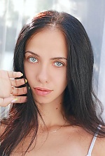 Ukrainian mail order bride Alina from Zaporozhye with black hair and blue eye color - image 2