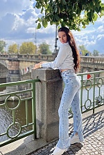 Ukrainian mail order bride Eugenia from Madrid with black hair and blue eye color - image 10