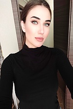 Ukrainian mail order bride Anastasiia from Kiev with brunette hair and green eye color - image 7