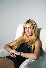 Ukrainian mail order bride Marina from Kiev with blonde hair and grey eye color - image 4