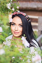 Ukrainian mail order bride Marina from Lviv with black hair and grey eye color - image 4