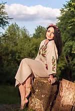 Ukrainian mail order bride Marina from Lviv with black hair and grey eye color - image 6