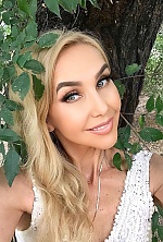 Ukrainian mail order bride Olena from Kiev with blonde hair and green eye color - image 9