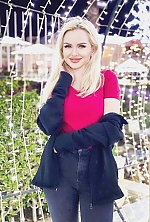 Ukrainian mail order bride Maryna from Kiev with blonde hair and green eye color - image 9