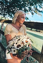 Ukrainian mail order bride Khrystyna from Dallas with blonde hair and green eye color - image 6