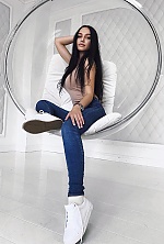 Ukrainian mail order bride Alina from Lviv with black hair and green eye color - image 11