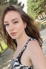 Ukrainian mail order bride Angelina from Bishkek with light brown hair and green eye color - image 5