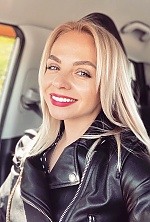 Ukrainian mail order bride Ksenia from Krivoy Rog with blonde hair and blue eye color - image 3