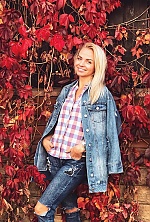 Ukrainian mail order bride Ksenia from Krivoy Rog with blonde hair and blue eye color - image 9