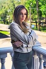 Ukrainian mail order bride Maryna from Lyon with light brown hair and blue eye color - image 7