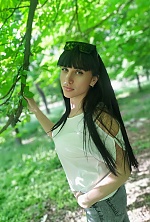 Ukrainian mail order bride Tetiana from Frankfurt with black hair and green eye color - image 6