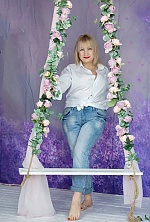 Ukrainian mail order bride Natalia from Kropyvnytskyi with blonde hair and blue eye color - image 4
