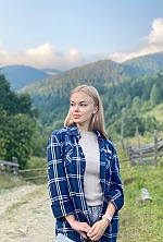 Ukrainian mail order bride Anna from Kiev with blonde hair and green eye color - image 7