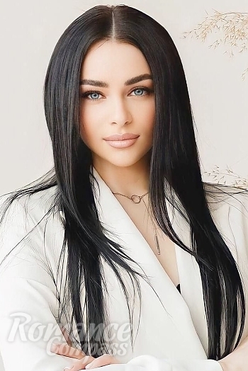 Ukrainian mail order bride Maria from Odessa with black hair and blue eye color - image 1