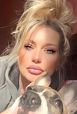 Ukrainian mail order bride Khrystyna from Kharkiv with blonde hair and blue eye color - image 4