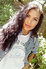 Ukrainian mail order bride Anastasia from Berdyansk with black hair and brown eye color - image 4