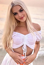 Ukrainian mail order bride Veronika from Astana with blonde hair and green eye color - image 10