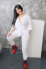 Ukrainian mail order bride Daria from Odessa with black hair and blue eye color - image 2