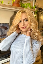 Ukrainian mail order bride Anna from Dnipro with blonde hair and grey eye color - image 3