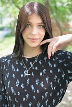 Ukrainian mail order bride Viktoriia from Cherkasy with brunette hair and green eye color - image 5