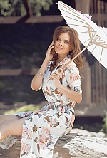 Ukrainian mail order bride Anastasia from Kiev with light brown hair and grey eye color - image 8