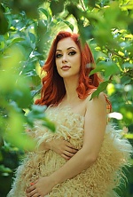 Ukrainian mail order bride Natalia from Warsaw with red hair and green eye color - image 2