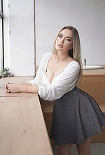 Ukrainian mail order bride Katya from Kiyv with blonde hair and grey eye color - image 9