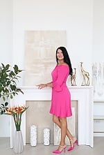 Ukrainian mail order bride Olena from Odessa with black hair and green eye color - image 6