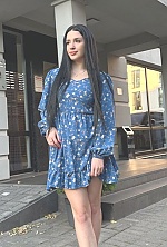 Ukrainian mail order bride Anna from Kyiv with black hair and brown eye color - image 2