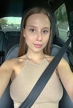 Ukrainian mail order bride Katerina from Charlotte with light brown hair and brown eye color - image 2
