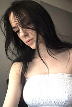 Ukrainian mail order bride Valentina from Kazatyn with black hair and green eye color - image 3