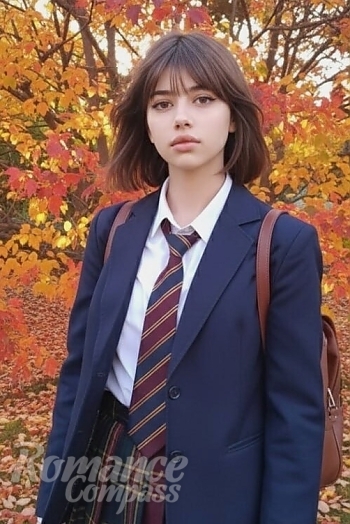 Ukrainian mail order bride Alina from Cherkasy with light brown hair and brown eye color - image 1