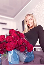 Ukrainian mail order bride Alina from Kiev with blonde hair and blue eye color - image 7